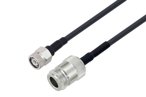 TNC Male to N Female Low Loss Cable Using LMR-195 Coax