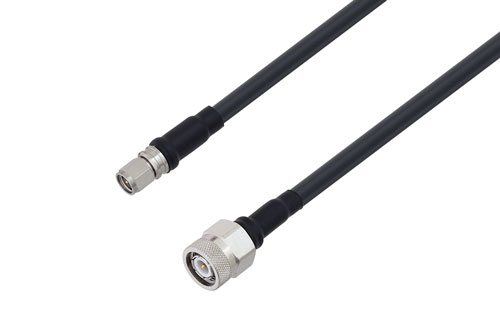 SMA Male to TNC Male Low Loss Cable Using LMR-240 Coax with Times Microwave Components