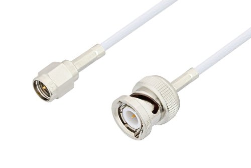 SMA Male to BNC Male Cable Using RG188 Coax