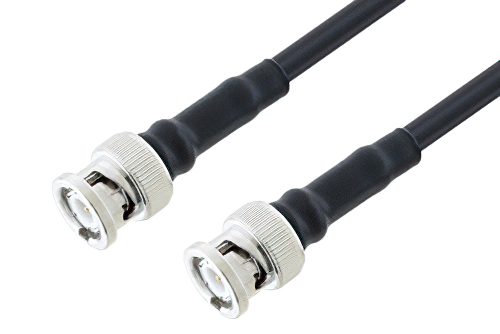 BNC Male to BNC Male Cable 200 CM Length Using LMR-200-UF Coax