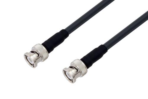 BNC Male to BNC Male Low Loss Cable Using LMR-240 Coax with Times Microwave Components