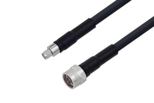 SMA Male to N Male Low Loss Cable Using LMR-400-UF Coax with Times Microwave Components