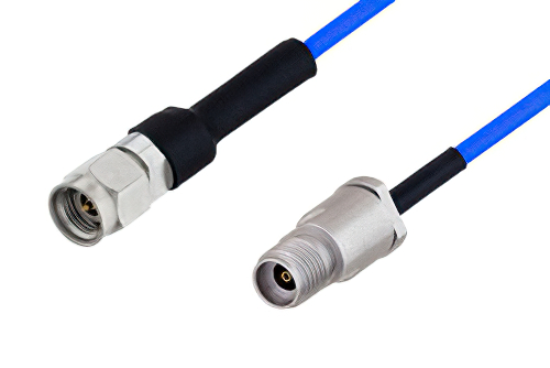 2.92mm Male to 2.92mm Female Cable Using PE-P086 Coax