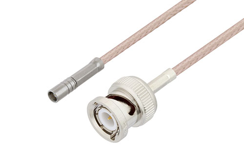 MCX Jack to BNC Male Cable Using RG316 Coax