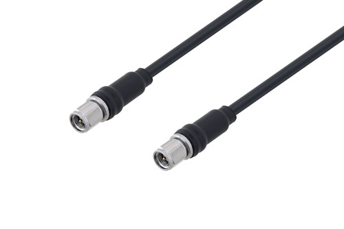 SMA Male to SMA Male Low Loss Cable Using LMR-195 Coax with Times Microwave Components with HeatShrink