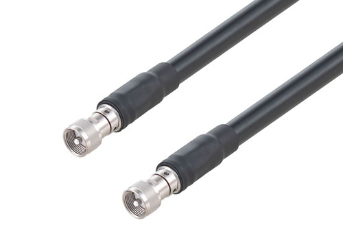 UHF Male to UHF Male Low Loss Cable Using LMR-600-DB Coax with Times Microwave Components