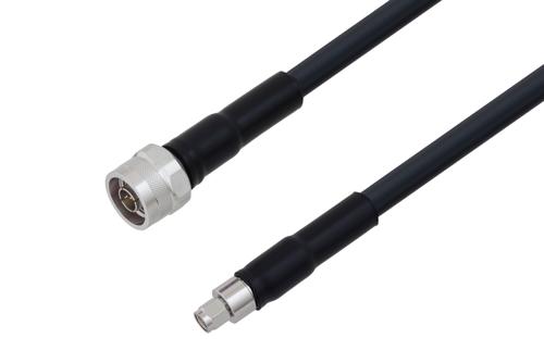 SMA Male to N Male Low Loss Cable Using LMR-400-DB Coax with Times Microwave Components