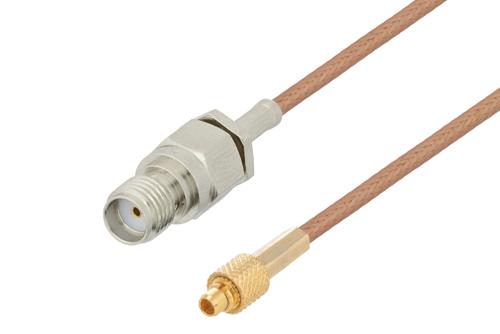 SMA Female to MMCX Plug Cable Using RG178 Coax