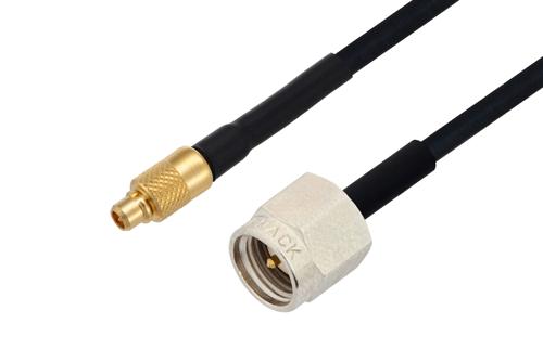 SMA Male to MMCX Plug Cable Using PE-SR405FLJ Coax