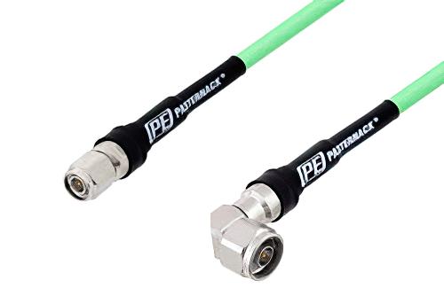N Male Right Angle to TNC Male Low Loss Test Cable Using PE-P300LL Coax