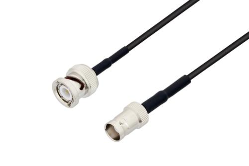 BNC Male to BNC Female Cable Using RG174 Coax with HeatShrink