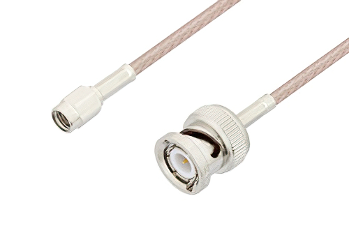 SSMA Male to BNC Male Cable Using RG316 Coax