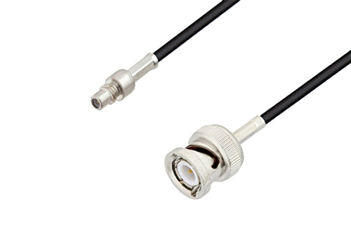SMC Jack to BNC Male Cable Using RG174 Coax