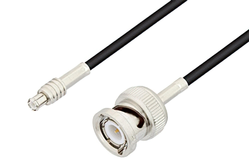 MCX Plug to BNC Male Cable Using RG174 Coax