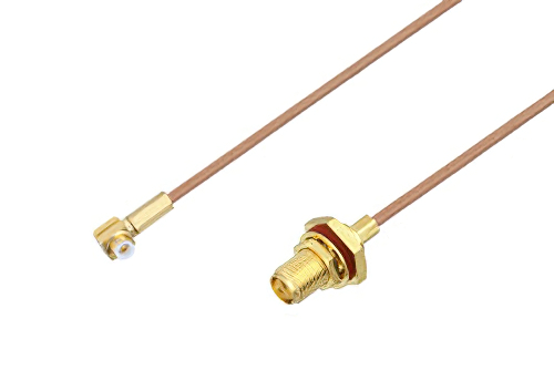N Female to BNC Male Cable Using RG316 Coax