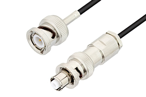 BNC Male to SHV Plug Cable Using RG174 Coax