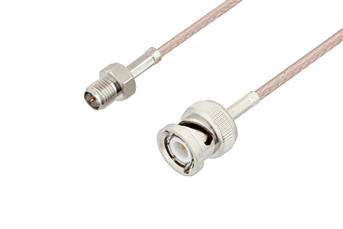 Reverse Polarity SMA Female to BNC Male Cable Using RG316 Coax