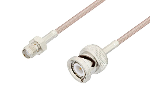 SMA Female to BNC Male Cable Using RG316 Coax