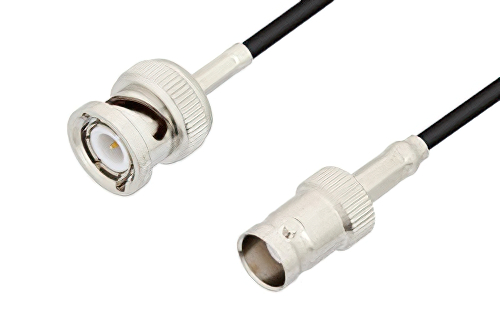 BNC Male to BNC Female Cable Using PE-B100 Coax