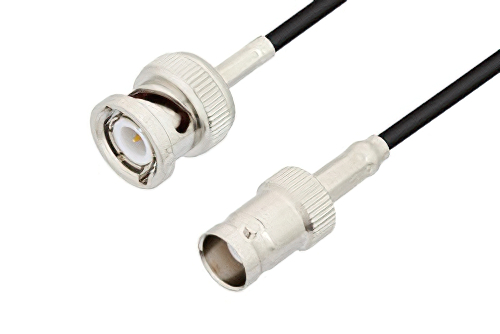 BNC Male to BNC Female Cable Using PE-C100-LSZH Coax