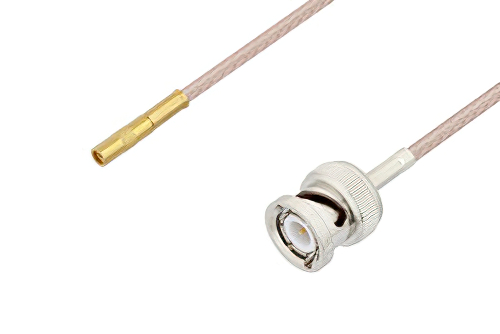 MMCX Jack to BNC Male Cable Using RG316 Coax
