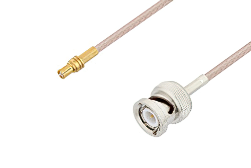 Reverse Polarity MCX Plug to BNC Male Cable Using RG316 Coax
