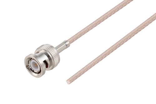 BNC Male to Straight Cut Lead Cable Using RG316-DS Coax