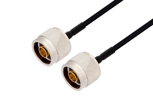 N Male to N Male Cable Using PE-SR402FLJ Coax