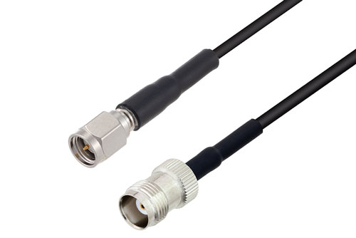 SMA Male to TNC Female Low Loss Cable Using LMR-100 Coax