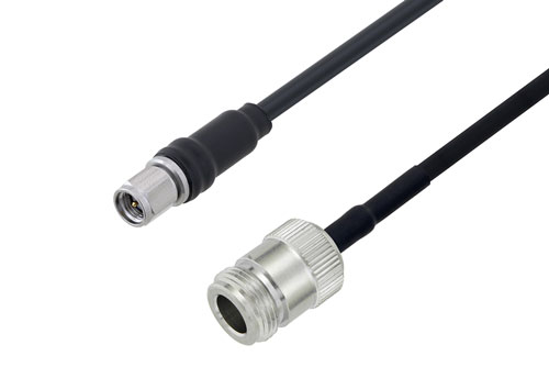 SMA Male to N Female Low Loss Cable Using LMR-195 Coax