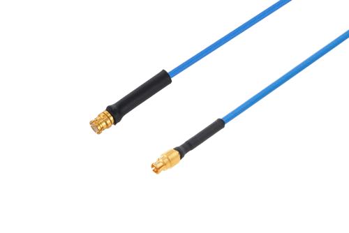 SMP Female to Mini SMP Female Cable Using PE-P047 Coax with HeatShrink
