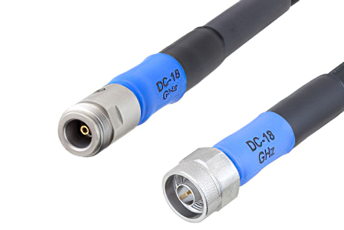 Handheld RF Analyzer Rugged Phase Stable Cable N Male to N Female Cable Using PE-FF430 Coax, RoHS