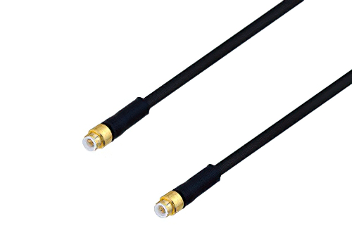 Snap-On MMBX Plug to Snap-On MMBX Plug Cable Using PE-SR405FLJ Coax