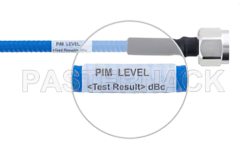 Plenum N Male to 7/16 DIN Male Low PIM Cable 200 CM Length Using SPP-250-LLPL Coax , LF Solder
