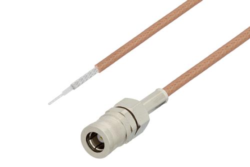 SMB Plug to Trimmed Lead Cable Using RG178 Coax