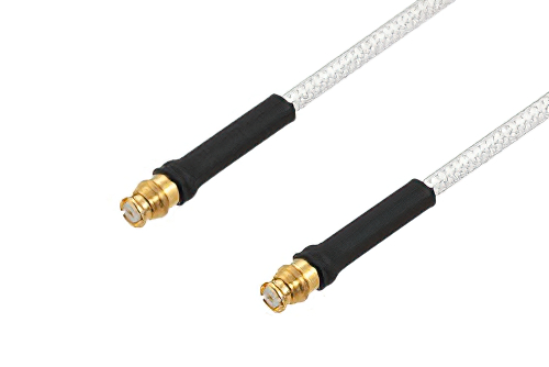 Push-On SMP Female to Push-On SMP Female Cable 50 CM Length Using PE-SR405FL Coax