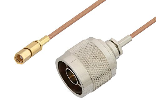N Male to SSMC Plug Cable Using RG178 Coax