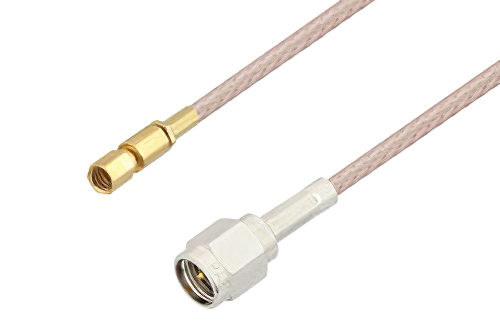 SMA Male to SSMC Plug Cable 36 Inch Length Using RG316 Coax