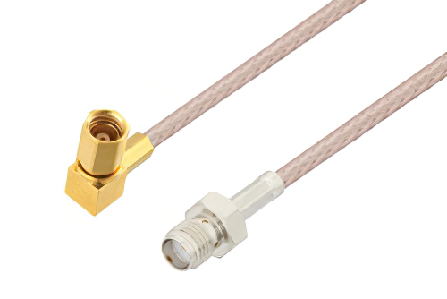 SMA Female to SSMC Plug Right Angle Cable Using RG316 Coax