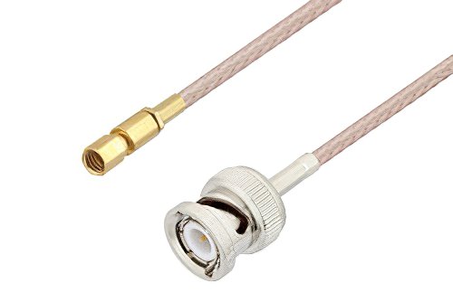 BNC Male to SSMC Plug Cable Using RG316 Coax