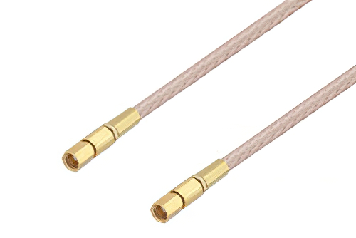 SSMC Plug to SSMC Plug Cable 36 Inch Length Using RG316-DS Coax