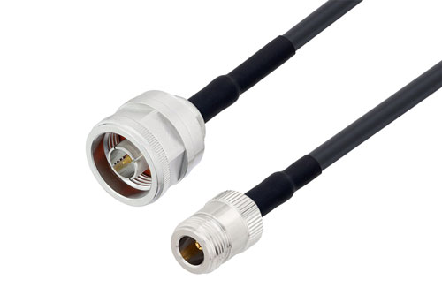 N Male to N Female Cable Using LMR-240-UF Coax