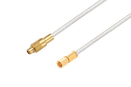 MMCX Plug to SSMC Plug Cable Using PE-SR405FL Coax