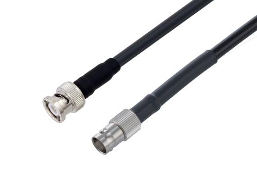 BNC Male to BNC Female Low Loss Cable Using LMR-240 Coax