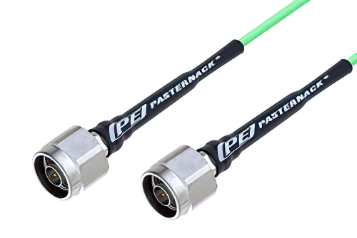 N Male to N Male Low Loss Cable 100 CM Length Using PE-P160LL Coax