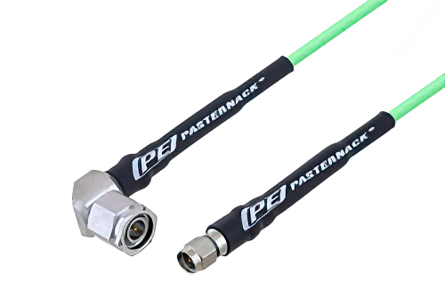 SMA Male to TNC Male Right Angle Low Loss Cable 60 Inch Length Using PE-P160LL Coax