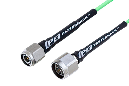 N Male to TNC Male Low Loss Cable 100 CM Length Using PE-P160LL Coax