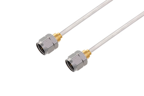 2.4mm Male to 2.4mm Male Cable Using PE-SR405AL Coax