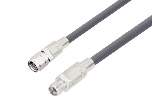 2.4mm Male to 2.92mm Female Cable Using PE-P160 Coax