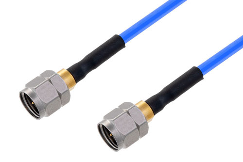 2.4mm Male to 2.4mm Male Cable Using PE-P086HF Coax